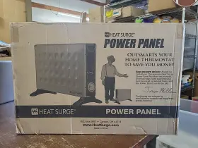 Drc-06 Heat Surge Portable Heater Power Panel Dimple Intertek 1500w