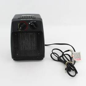 Heat-wave Eb38004 Heat-wave Black 1500 Watts Fan Heater Model Nsb-150 Tested/works