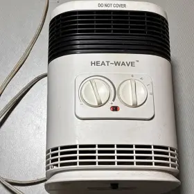 Eb58175 Heat Wave 1500w 360 Surround Portable Ceramic Space Fan Heater