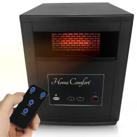 B00g3ld2by Heat4less Home Comfort 1500w Infrared Heater - Energy Efficient Space For Black