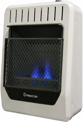 Ml200tbg Heating 711181110388 Propane Gas Blue Flame Space Heater With Thermostat Control Fo