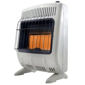F156041 Heatstar By Enerco 20 000 Btu Vent Free Radiant Natural Gas Heater With White