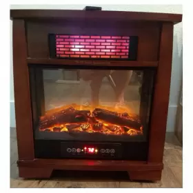 Wm15009p Heatwave Heat Wave Infrared Quartz Heater With Flame Effect