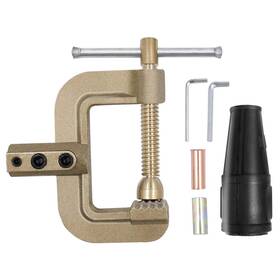 Hitbox T000007 400a Welding Ground Clamp Solid Brass 0.75kg Heavy Duty Industrial Use Tool