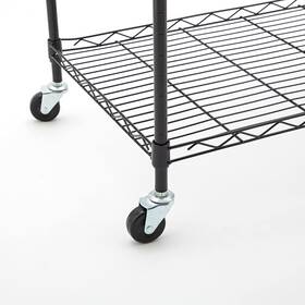 Hlyluoyi 797439013090 Casters For Wire Shelving 2 Inch Threaded Stem Caster Wheels Set Of 4 1/4 -
