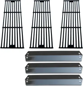 Dg234 Holmes Grill Heat Shield Plates Cast Iron Cooking Grid Replacement Part For Chargriller