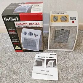 4061-auto Holmes Hch4061 Portable Ceramic Heater Hch Shut-off 2 Heat Settings Thermostat