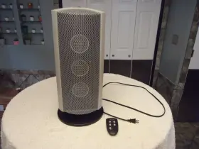 Hch6150 Holmes 1500 Watt Ceramic Oscillating Tower Heater With Remote