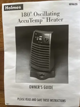 Hfh620 Holmes 180 Oscillating Accutemp Heater