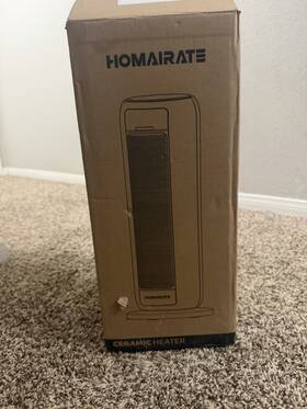 Homairate 719559397805 Voice Control Small Heaters For Indoor Use Bedroom Office With Remote Clearance