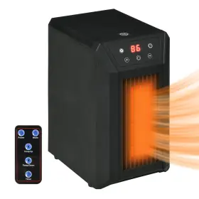 1500w Homcom 196393241011 Portable Electric Space Heater Fast Heating Infrared Quartz Element