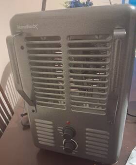 Homebasix 8524350 Home Basic Milkhouse Deluxe Portable Ceramic Utility Electric Heater