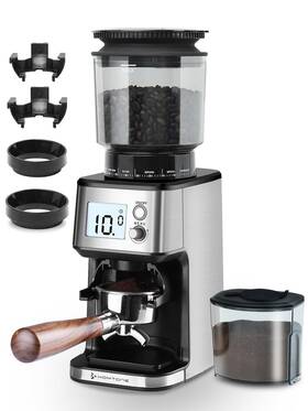 Homtone Nk-0727 Conical Burr Espresso Coffee Grinder 51 Precise Settings ... Fast Ship