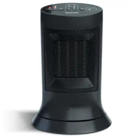 Honeywell 680358356044 Digital Ceramic Compact Tower Black