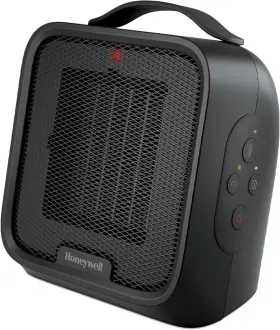 Honeywell 705354018564 Uberheat Plus Ceramic Space Heater For Small Rooms Quiet Compact Per
