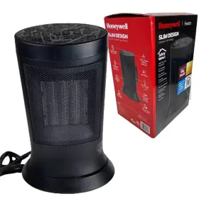 Hce3098b Honeywell Slim Digital Ceramic Compact Rotating Tower Heater Black