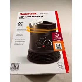 Hhf360bv3 Honeywell Heater 360 Surround Heat Black New Fan Forced 1500w