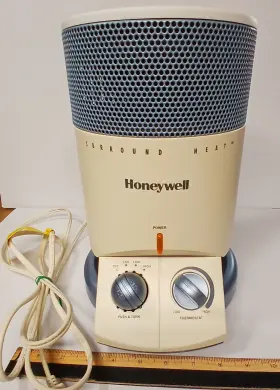 Hz-22040 Honeywell Surround Heat 360 Space Heater Child Proof Push Knob Working