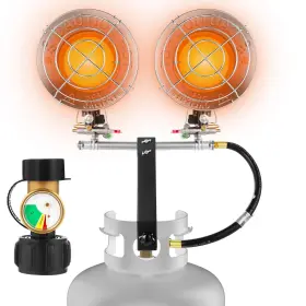 Honoson-dfjwa23 Honoson 30 000 Btu Propane Tank Top Heater With Double Head Portable Outdoor