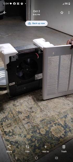 House Of Marley Rr22012 Electric Fan Wall Heater