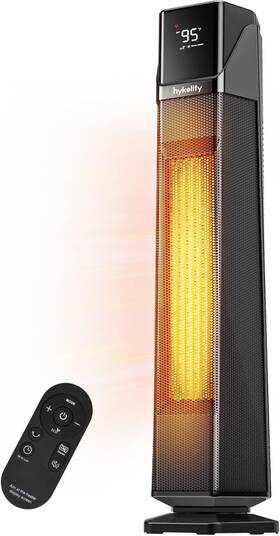 Hykolity Whj-0901 Space Heater Large Room 30 Inch Electric Heaters For Indoor Use With Therm