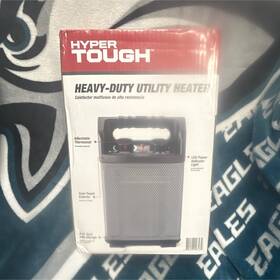 Hyper Tough 83001 Heavy-duty Utility Portable Heater 120v 1500w 3-setting Safety