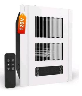 Ifandy 445050182178 Wall Heater Electric Space Bedroom 1500w 3 Heating Modes 9h Timer 120v
