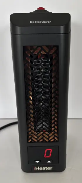 Ih-101-b Iheater Portable Room Heater 500 Watt Variable Speed And Timer Tested