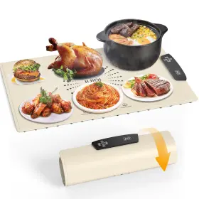 Up-wt001 Iiuipi Food Warming Mat Large Electric Tray With 7 Temperature Settings 2-1
