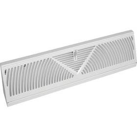Imperial Rg3056-a Baseboard Diffuser 24 In L 2-3/4 W 360 Deg Air Deflectio