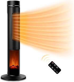 Indoor Electric Space Heater Jp-nfj-070 For Large Room - 36 Inch Ceramic Tower H