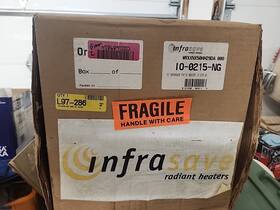 Infrasave Io-0215-ng Radiant Outdoor Heater 50 000 Btu
