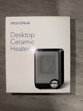 Insignia Ns-htmc01-b Desktop Ceramic Heater 600w