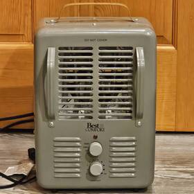 Intertek 06201 16 Inch Gray Best Comfort # Adjustable 1300 1500 Watt 120 Volt Heater