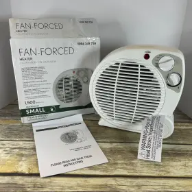1004248759 Intertek Fan-forced Heater 1500w Small Room Adjustable Settings High/med/low Mod