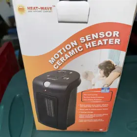 Eb58674 Intertek Heat-wave Motion Sensor Ceramic Heater 800w - Black