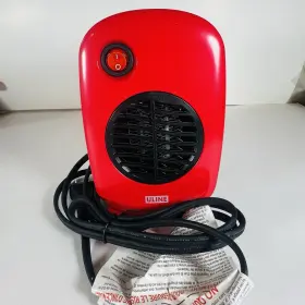 H-11500r Intertek Desktop Ceramic Heater New Open Box Red Uline