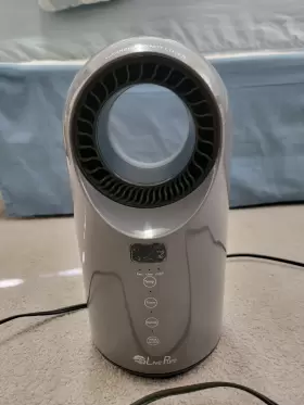 Lp2000htr-w Intertek Livepure Turbine Vortex Portable Heater/ Fan Lp2000htr Working