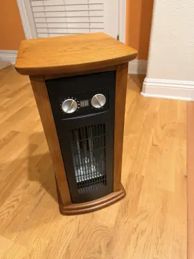 Ls21-2w-iqt Intertek Infrared Portable Heater 1500w Wood Cabinet