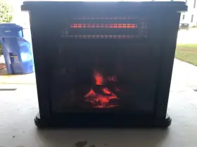 Tf-1313m Intertek Electric Fireplace Heater Small Size 700watts