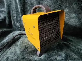 1500w Isiler Npe-2 Compact Ceramic Electric Space Heater Yellow Thermostat