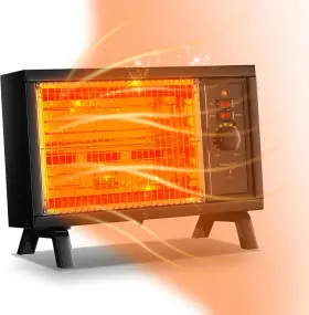 Jasun 445008289256 Portable Space Heater Electric Radiant Fast Heating With Adjustable