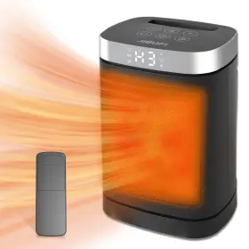 Jibufi 743267669015 Small Portable Space Heater For Indoor Use - With 70 Rotating Feature