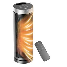 Jibufi B0fc24mwm5 Ceramic Space Heater Portable With Remote Overheat And Tip-over Protection
