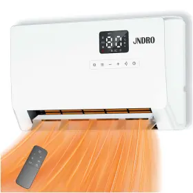 B0fjdd8zss Jndro Wall-mounted Space Heater Eco Thermostat And Remote Control Led Display