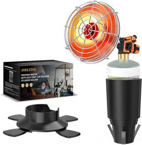 Joelitol Ad037m Golf Cart Heater 9200btu Outdoor Portable Propane Camping 2-in-1 With Gol