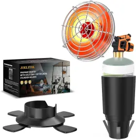 Ad037m Joelitol Golf Cart Heater 9200btu Outdoor Portable Propane Camping 2-in-1 With Gol