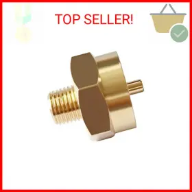 Joywayus 753936288386 1/4 Male Pipe Thread X 1 Inch -20 Female Universal Fit 1-lb Tank Throwaway C