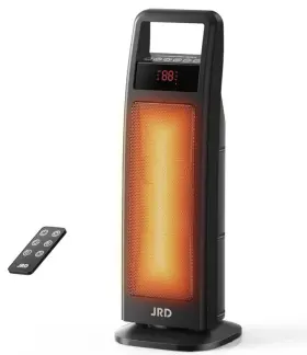 With75 Jrd 114129816784 Space Heater Indoor Withthermostat 24inch Portable Oscillation