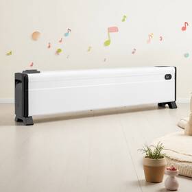Jutoop Jt-57012086 40 Inch 1500w 120v Electric Baseboard Heater With Remote Control And Tip-over Protection